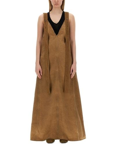 Uma Wang Aroma Dress - Brown