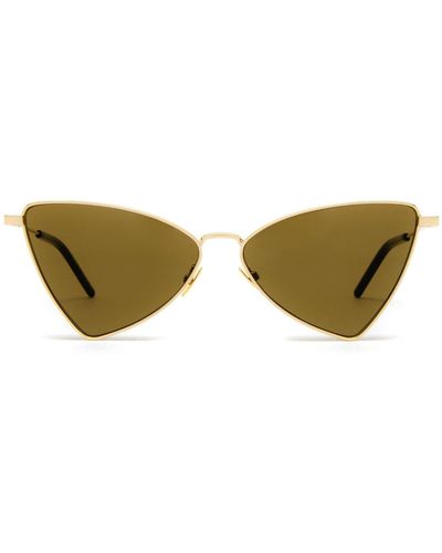 Saint Laurent Sl 303 Gold Sunglasses - Green