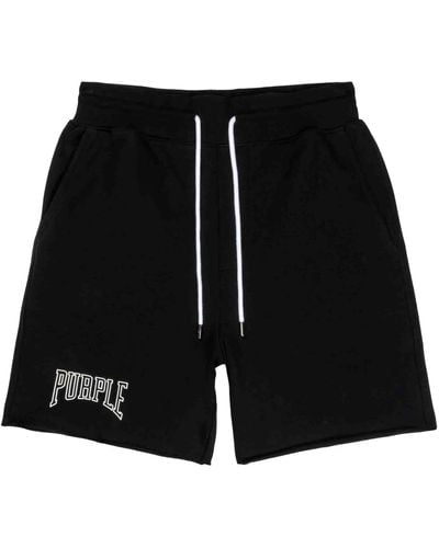 Purple Brand Brand Shorts - Black