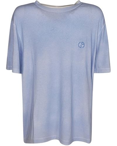 Giorgio Armani Oversized T-Shirt - Blue