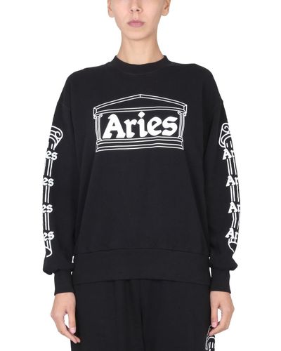 Aries Crewneck Sweatshirt - Black