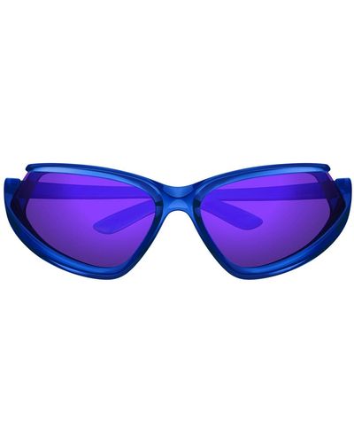 Balenciaga Side Xpander Cat-eye Frame Sunglasses - Purple
