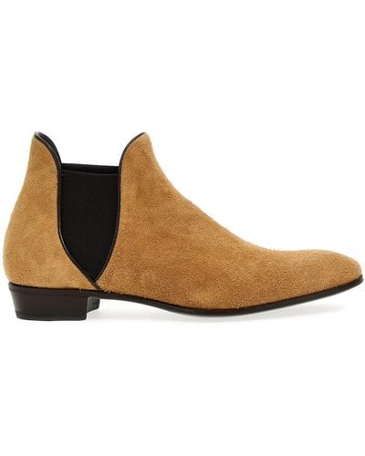 Lidfort Desert Enamel Ankle Boots - Brown
