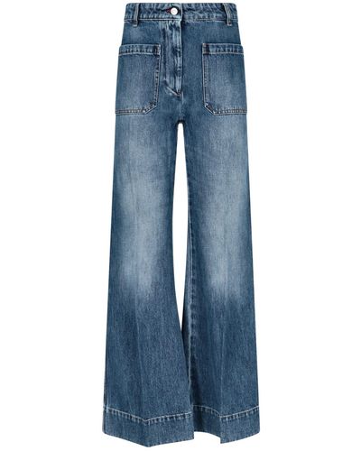 Victoria Beckham 'alina' Jeans - Blue