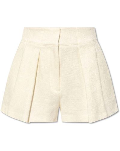 Emporio Armani Cotton Shorts - Natural