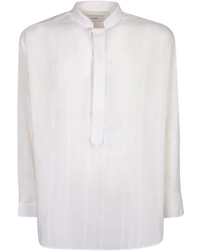 Lardini Tim Striped Shirt - White