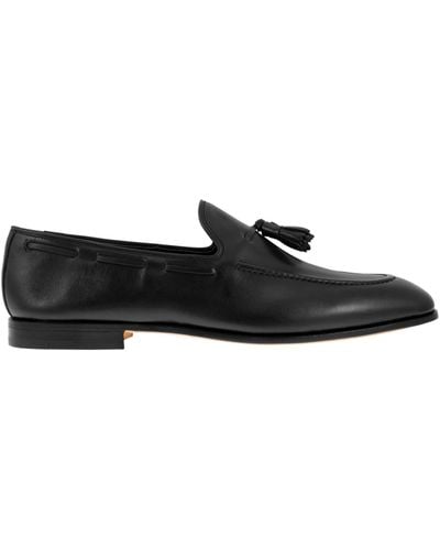 Church's Brushed Calf Leather Loafer - Black