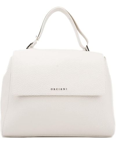 Orciani Sveva Soft Medium Bag - White