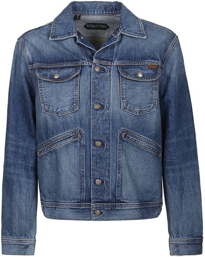 Tom Ford Denim Jacket - Blue