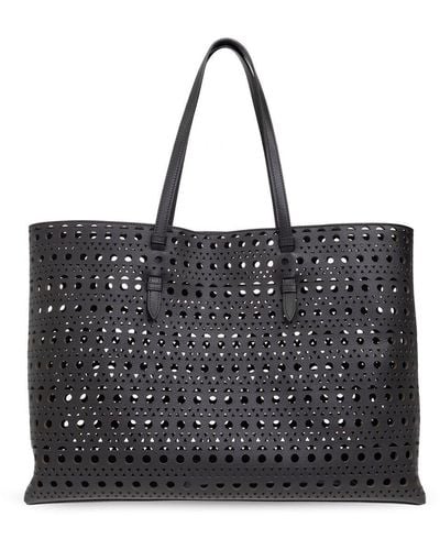 Alaïa ‘Mina 44’ Shopper Bag - Black