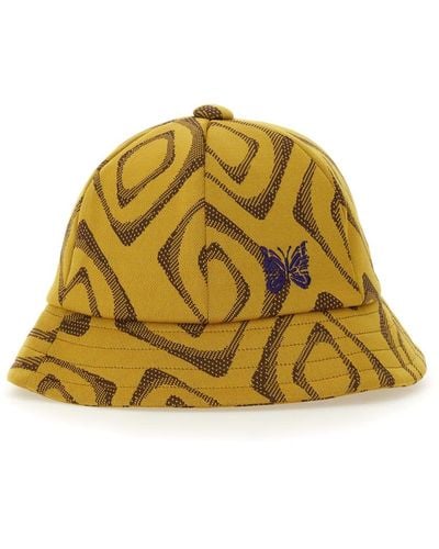 Needles Hat With Print - Yellow