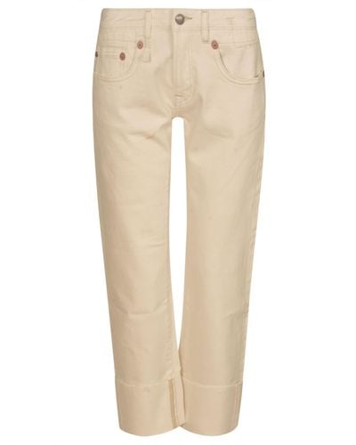 R13 Boy Straight Jeans - Natural