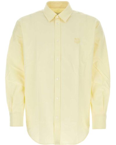 Maison Kitsuné Pastel Oxford Shirt - Yellow
