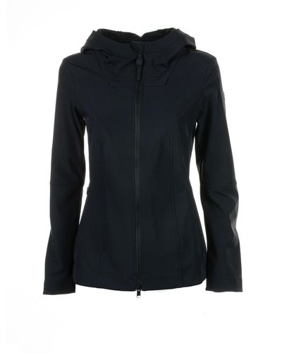 Peuterey Jacket With Zip And Hood - Blue