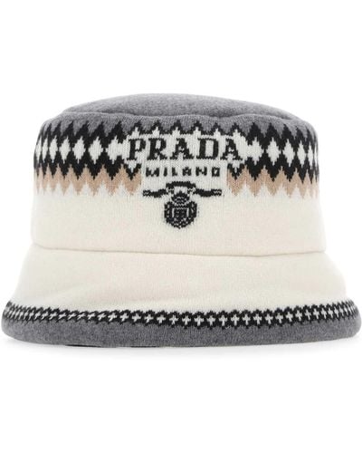 Prada Hats And Headbands - White