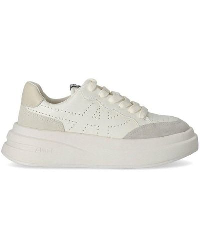 Ash Impuls Bis Perforated Detailed Chunky Trainers - White