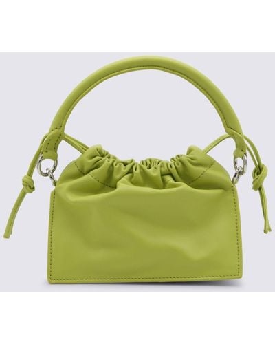 Yuzefi Leather Bom Shoulder Bag - Green