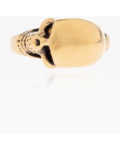 Alexander McQueen Rings - Metallic