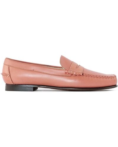 Sebago Smooth Grain Leather Loafer - Pink