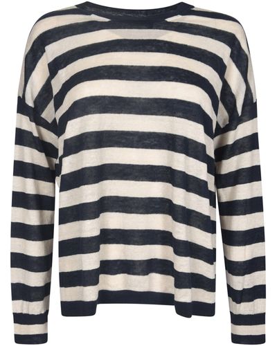 Max Mara Stripe Jumper - Blue