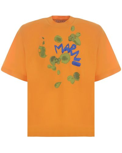 Marni T-Shirts And Polos - Orange