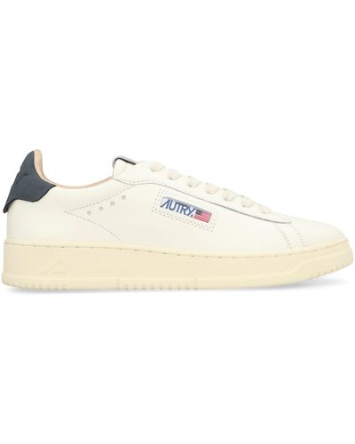 Autry Dallas Leather Low-Top Sneakers - Multicolor