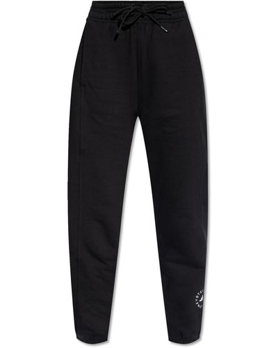 adidas By Stella McCartney Sweatpants With Logo - Black