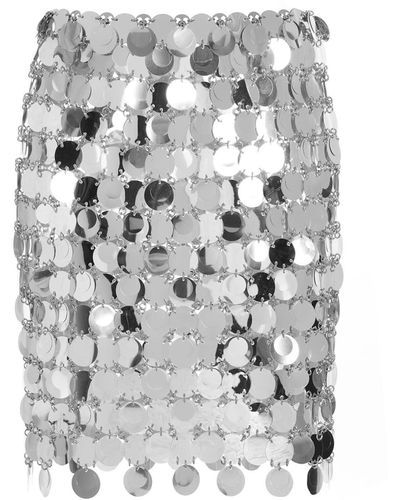 Rabanne Sequin Skirt - Metallic