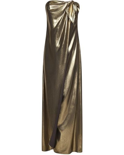 Ralph Lauren Brigitta Long Dress - Natural
