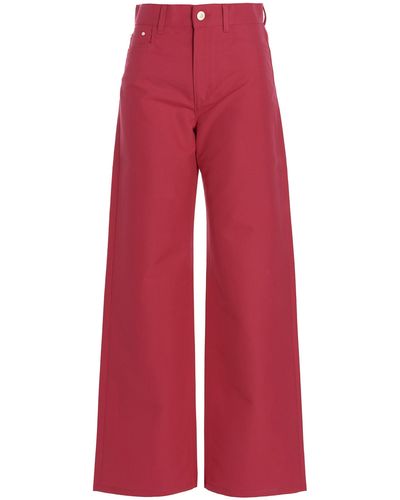 Wandler 'Flare' Pants - Red
