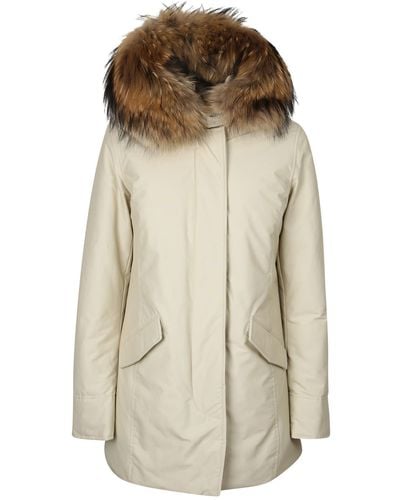 Woolrich Luxury Arctic Racoon Parka - Natural