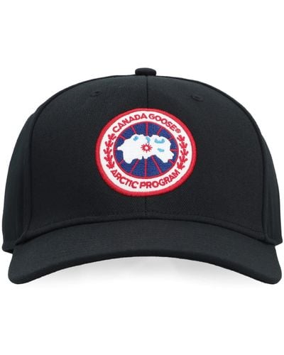Canada Goose Logo Baseball Cap - Black