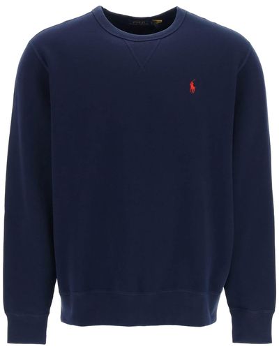 Polo Ralph Lauren Logo Embroidery Sweatshirt - Blue