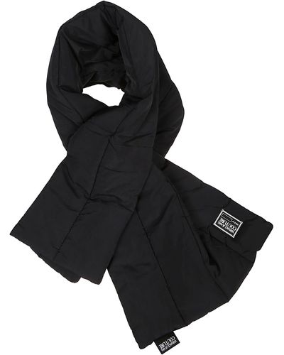 Versace Jeans Couture Gummy Label Padded Scarf - Black
