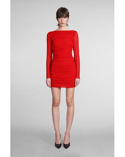 ANDAMANE Petra Mini Dress - Red