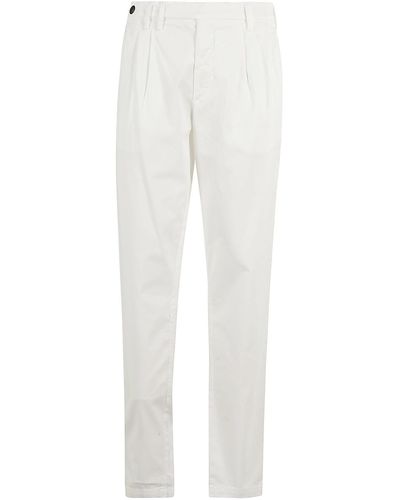 Eleventy Pantalone Sartoriale Cotone Stretch - White