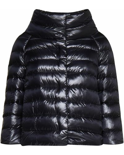 Herno Sofia Quilted Shell Jacket - Black