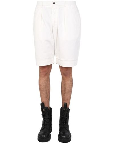 Universal Works Cotton Bermuda Shorts - White