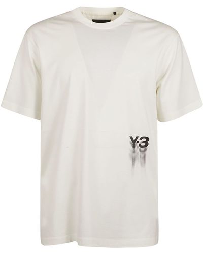 Y-3 Gfx Logo T-Shirt - White