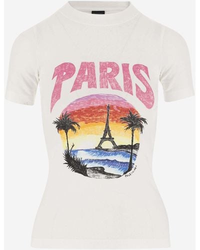 Balenciaga Paris Tropical T-Shirt - White
