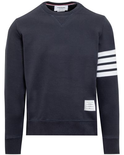 Thom Browne Classic Sweatshirt - Blue
