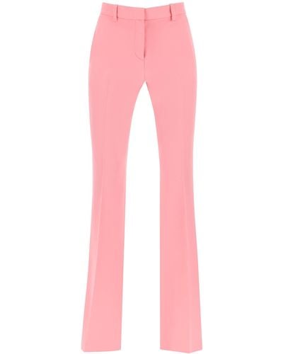 Versace Low Waisted Flared Trousers - Pink