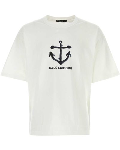 Dolce & Gabbana Cotton T-Shirt - White