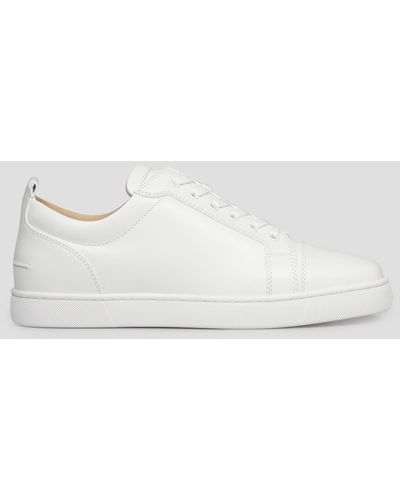 Christian Louboutin Louis Junior Leather Trainers - White