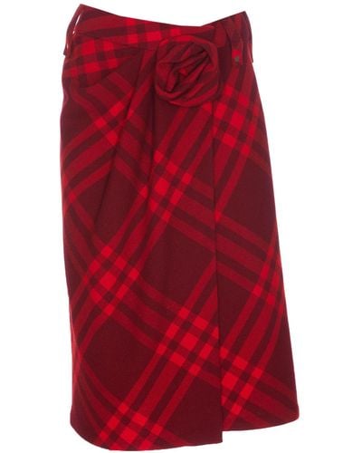 Burberry Skirts - Red
