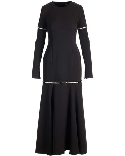 Del Core Compact Jersey Dress - Black