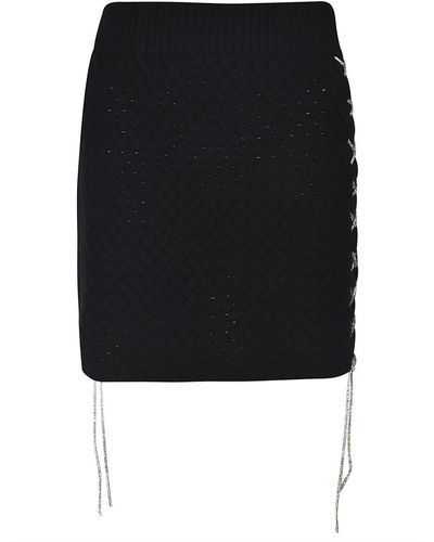 GIUSEPPE DI MORABITO Knitted Mini Skirt - Black