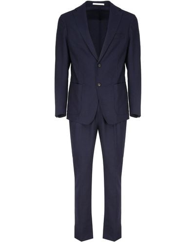 Eleventy Single-Breasted Suit - Blue