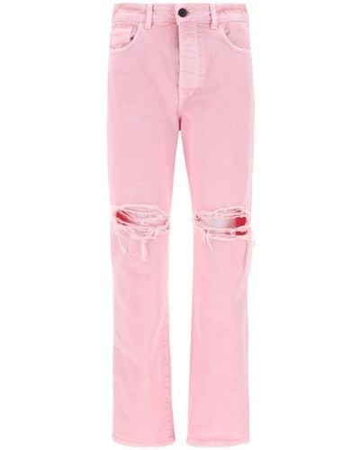 3x1 Sabina Destroyed Jeans - Pink