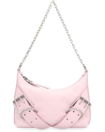 Givenchy Voyou Leather Shoulder Bag - Pink
